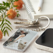 LOVE CALLIGRAPHY Script Typography Weddenbekleding Sleutelhanger (Voorkant Rechts)