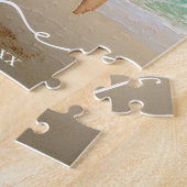 Love Calligraphy Wedding Photo Legpuzzel (Zijkant)