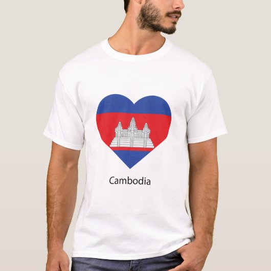 Love Cambodja T-shirt (Voorkant)
