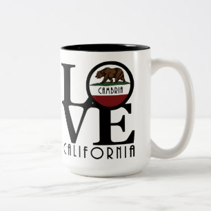 LOVE Cambria 13oz Tweekleurige Koffiemok