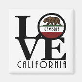 LOVE Cambria California Magneet (Voorkant)