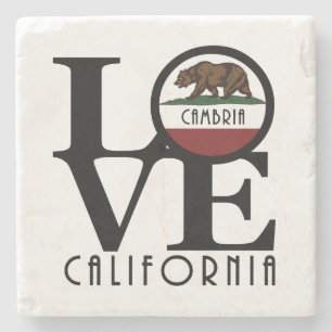 LOVE Cambria California Stenen Onderzetter