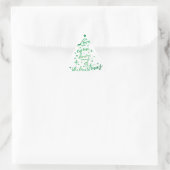 Love Came Down Kerstboom Envelope Seal Sticker (Tas)