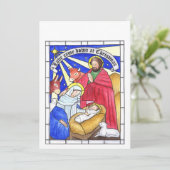 Love Came Down-kerstkaart & Gift-Label Feestdagenkaart (Staand voorkant)