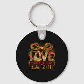Love Came Down Luke 2_11 Patchwork Christmas Sleutelhanger (Voorkant)