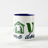 Love Came Down Mug Tweekleurige Koffiemok (Center)