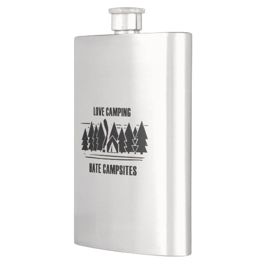 Love Camping, Hate Campsites Flacon (Links)