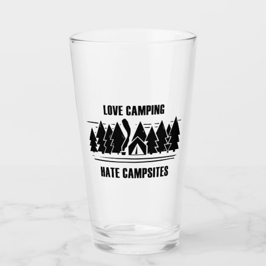 Love Camping, Hate Campsites Glas (Voorkant)