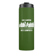 Love Camping, Hate Campsites Thermosbeker (Voorkant)