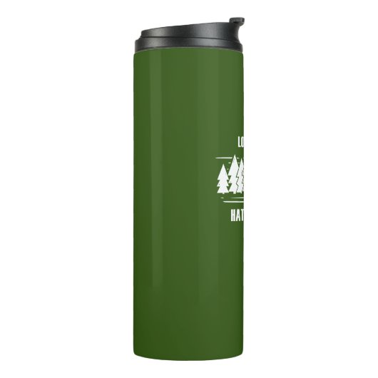 Love Camping, Hate Campsites Thermosbeker (Gedraaid links)