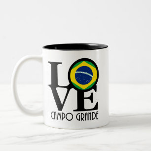 LOVE Campo Grande 11oz Tweekleurige Koffiemok