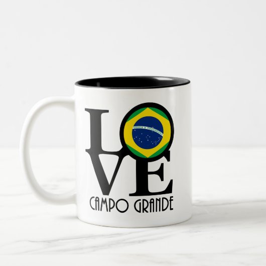 LOVE Campo Grande 11oz Tweekleurige Koffiemok (Links)