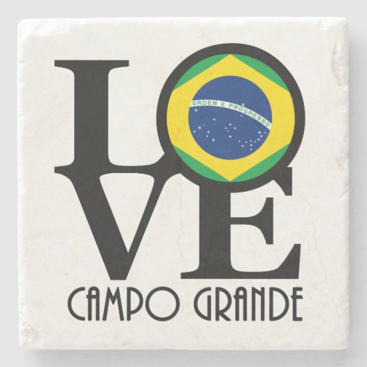 LOVE Campo Grande Stenen Onderzetter (Voorkant)