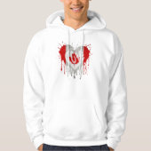 Love Canada Flag Hoodie (Voorkant)