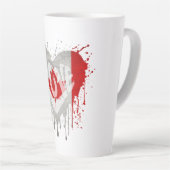 Love Canada Flag Latte Mok (Rechterhoek)