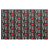 love canada maple leaf canadian stof (Fat Quarter)