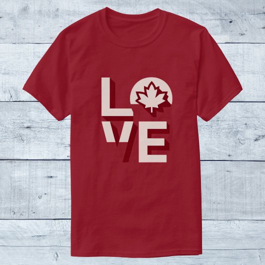 Love Canada Maple Leaf T-shirt