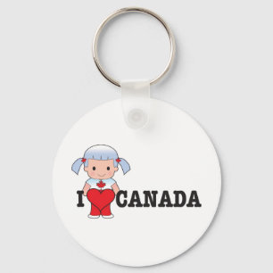 Love Canada Sleutelhanger