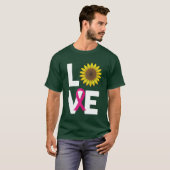 Love Cancer Awareness friends T-shirt (Voorkant volledig)