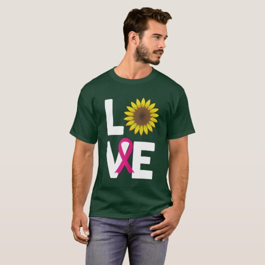 Love Cancer Awareness friends T-shirt (Voorkant volledig)