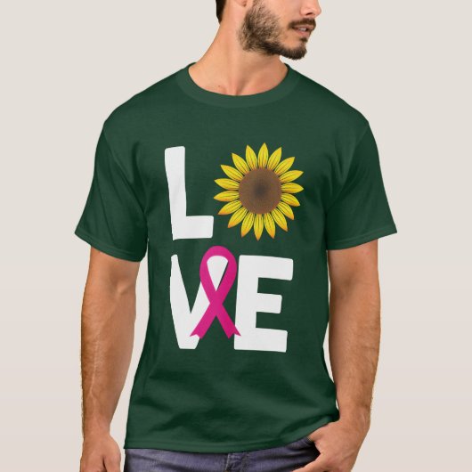 Love Cancer Awareness friends T-shirt (Voorkant)