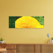 LOVE Canvas Kunst Prints Gele Zonnebloemen Bloemig (Insitu (Woonkamer))