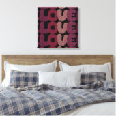 Love Canvas Print (Insitu (Slaapkamer))