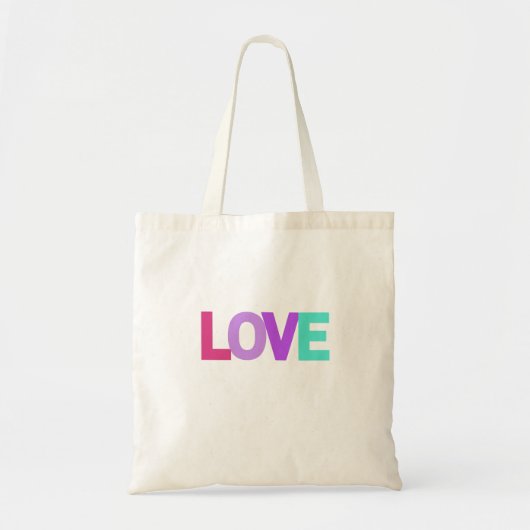 Love Canvas tas (Voorkant)