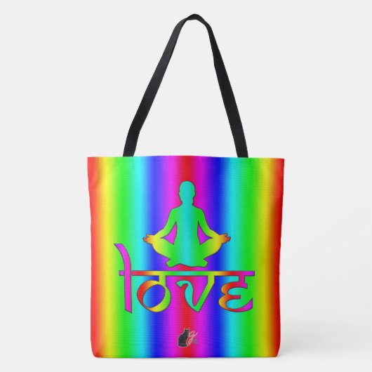 Love Canvas tas (Voorkant)