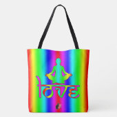 Love Canvas tas (Achterkant)
