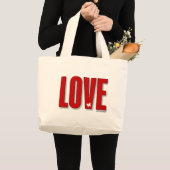 Love Canvas tas (Voorkant (product))