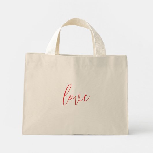 LOVE CANVAS TAS (Achterkant)