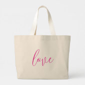 Love Canvas tas (Achterkant)