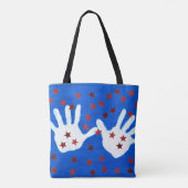 Love Canvas tas (Achterkant)