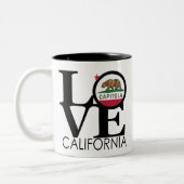 LOVE Capitola 11oz Tweekleurige Koffiemok (Links)