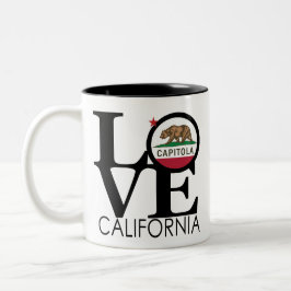 LOVE Capitola 11oz Tweekleurige Koffiemok