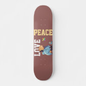 LOVE × CAPYBARA - Custom Persoonlijk Skateboard (Voorkant)