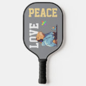 LOVE × CAPYBARA - Custom Pickleball Paddle (Achterkant)