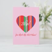 Love Card Bedankkaart (Staand voorkant)