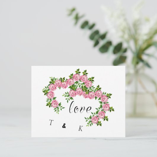 Love Card Briefkaart (Staand voorkant)