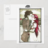 Love Card Edgar Allan Poe quote Briefkaart (Voorkant / Achterkant)