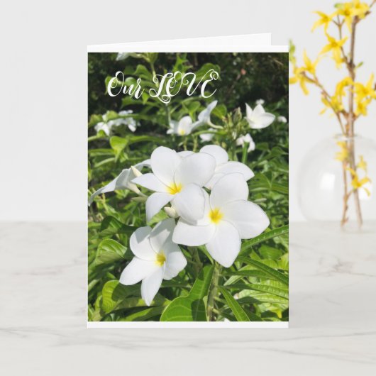 Love Card Kaart (Gele Bloem)