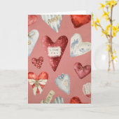 Love card kaart (Gele Bloem)