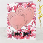 Love Card Kaart (Gele Bloem)