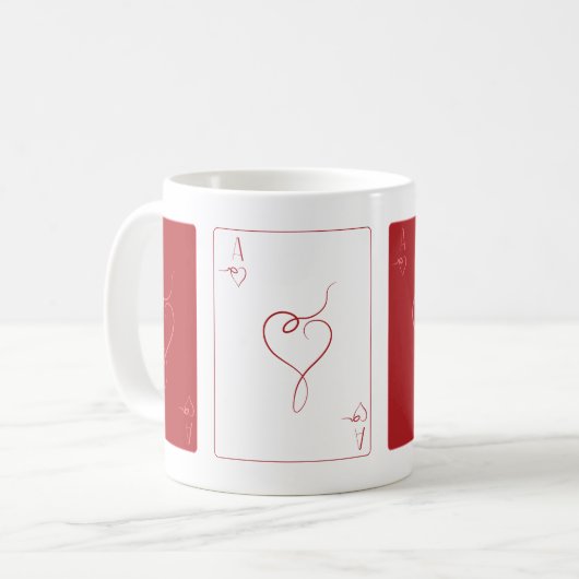 Love Card Mug Koffiemok (Voorkant links)