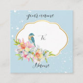 Love Card Vierkante Visitekaartje (Voorkant)