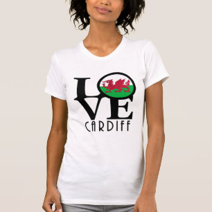 LOVE Cardiff Wales T-shirt