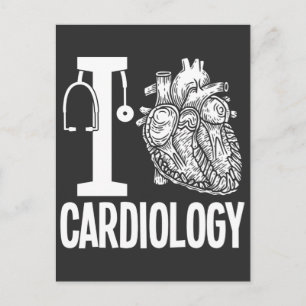 Love Cardiology Heart Surgery Medical Cardioloog Briefkaart