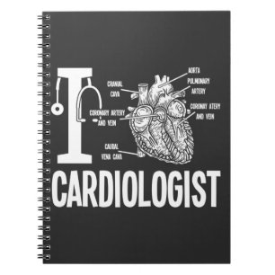 Love Cardioloog Heart Anatomic Cardiology Notitieboek