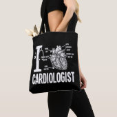 Love Cardioloog Heart Anatomic Cardiology Tote Bag (Dichtbij)